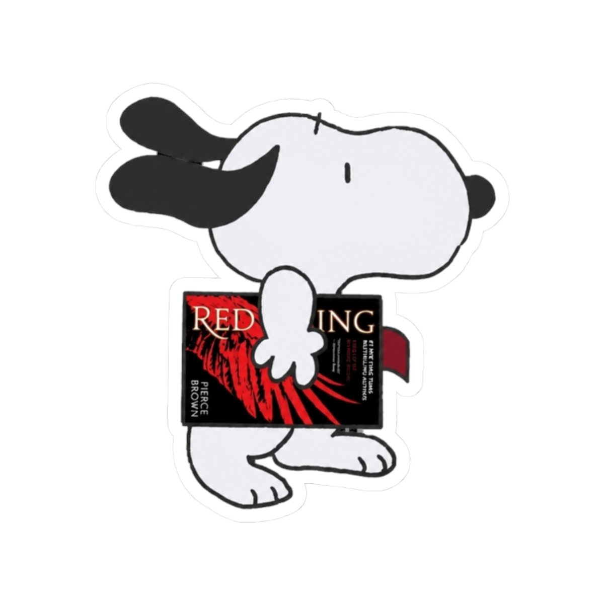 snoopy reading red rising - alternate angle 3, merchandise