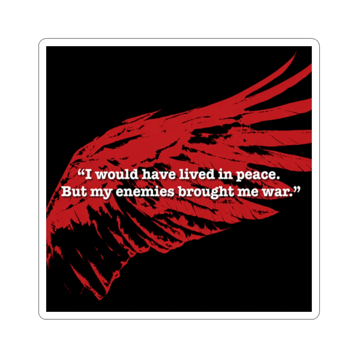Red Rising Quote - Horizontal - alternate angle 3, merchandise