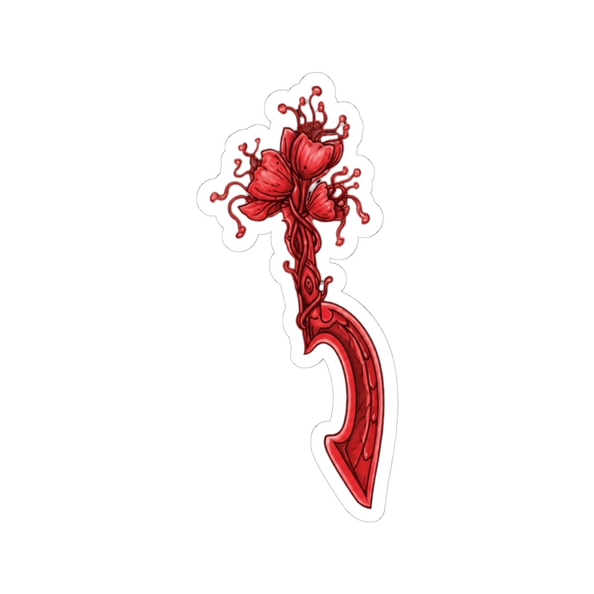 Haemanthus blade: Red rising sword (white) - alternate angle 1, merchandise