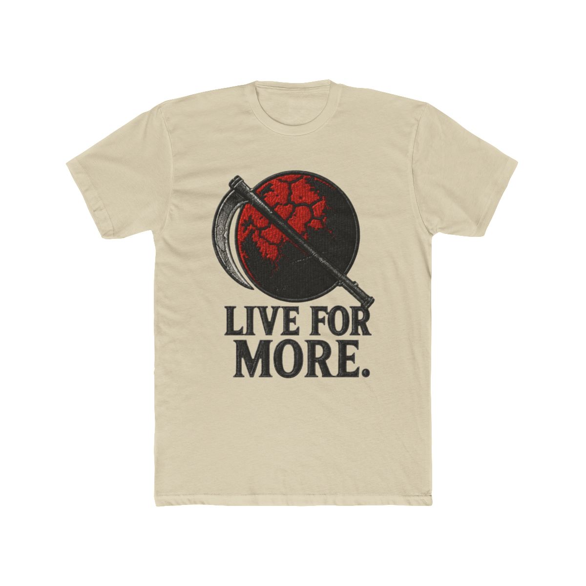 Live For More Red Rising T Shirt - alternate angle 2, merchandise