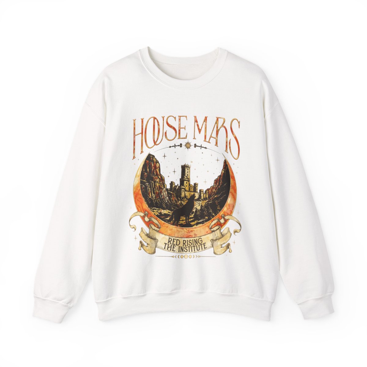 House Mars Red Rising Book Shirt, Red Rising Fan Merch Hoodies, The Institute, The Reaper of Mars Sci Fi Book